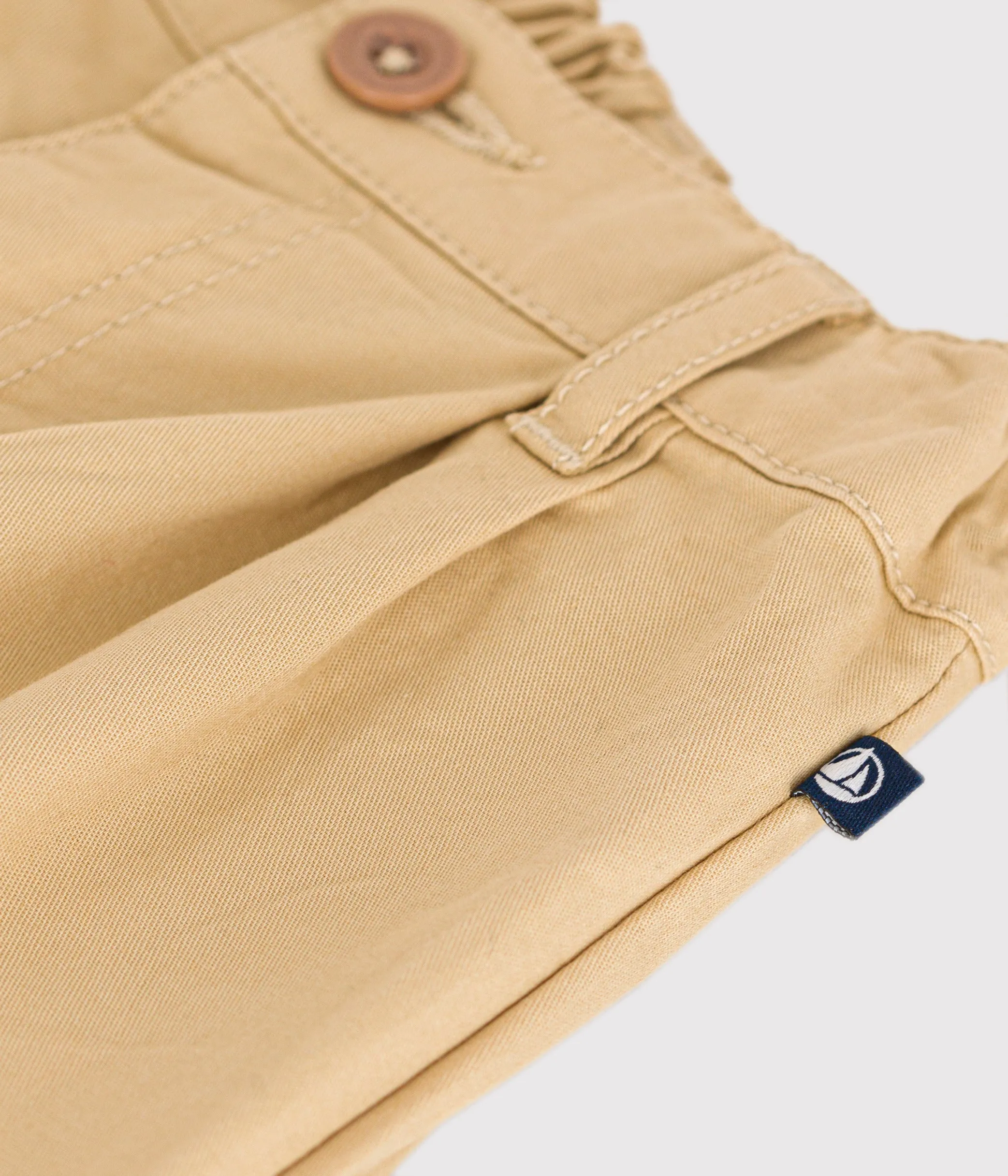 PANTALONI BEIGE IN SERGE BEB