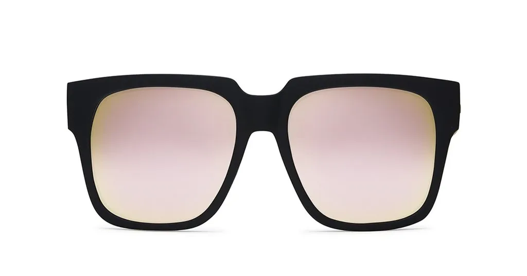 Quay On the Prowl Black Pink Sunglasses