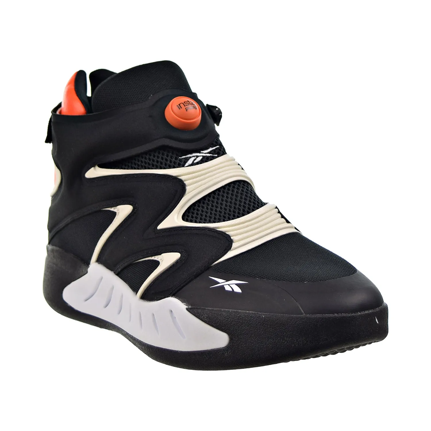 Reebok Instapump Fury Zone Men's Basketball Shoes Black-White