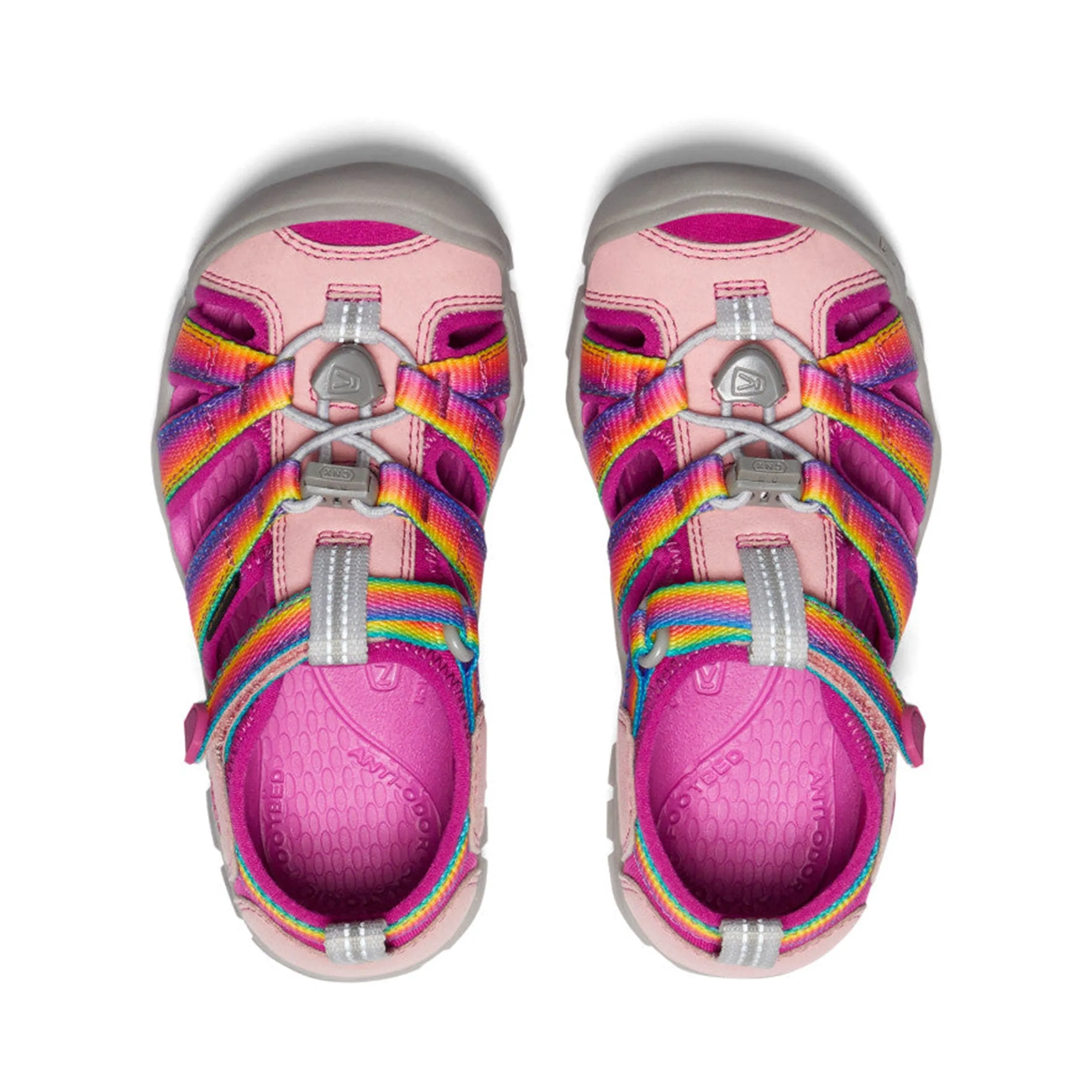 Seacamp II Kids' CNX Active Sandal - Rainbow/Festival Fuchsia