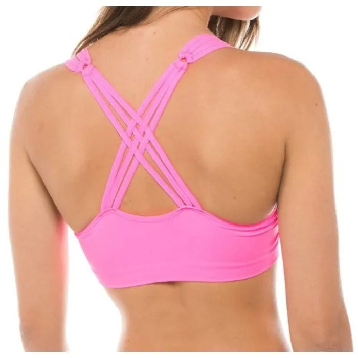 Shocking Pink Sport/Sleep Bra