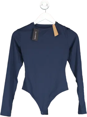 SKIMS Blue Fits Everybody Long Sleeve Crew Neck Bodysuit UK M