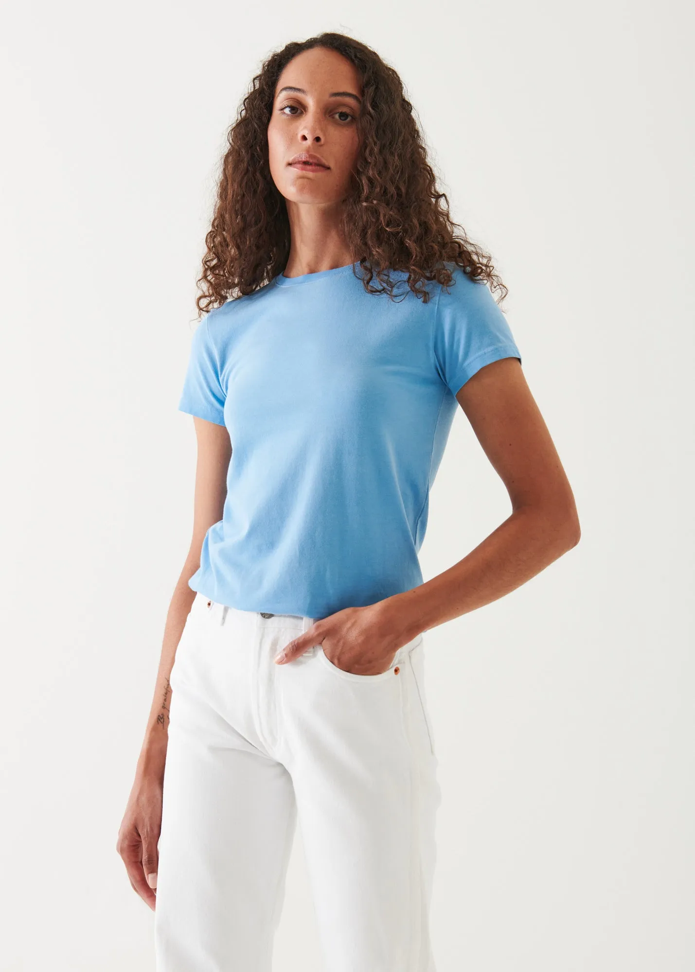 SUBLIME REACTIVE PIMA COTTON STRETCH SLIM T-SHIRT