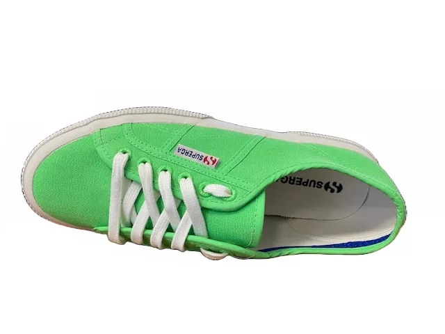 Superga 2750-cotufluo canvas sneakers S007XH0 C73 green fluo