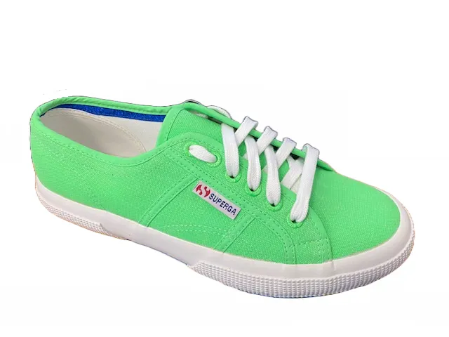 Superga 2750-cotufluo canvas sneakers S007XH0 C73 green fluo