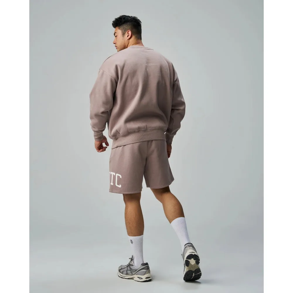 TEAMJOINED TJTC FLEECE OVERSIZED SWEATSHIRT-KHAKI