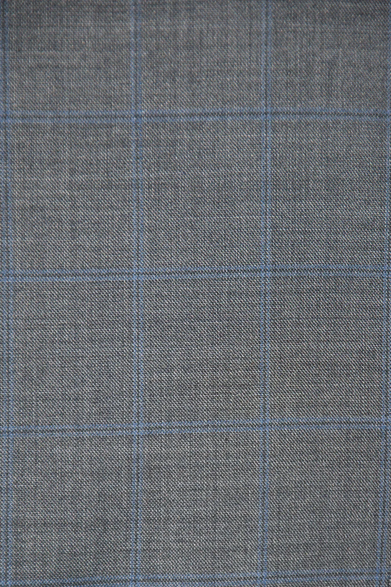 The Idris Purple Label Royal Blue Check Suit