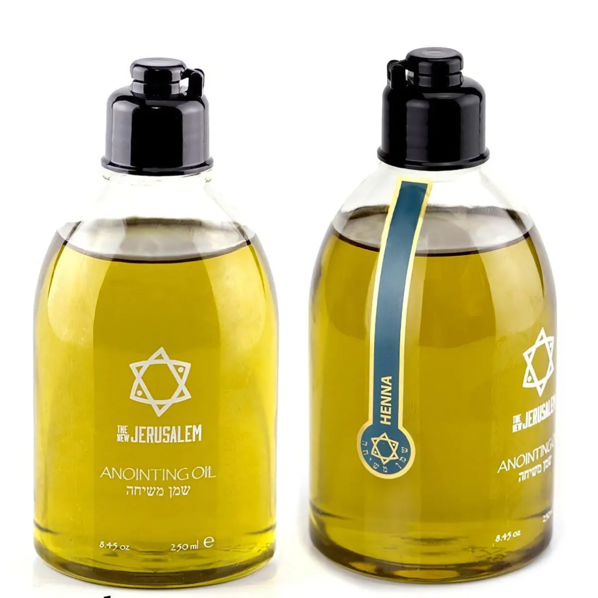 The New Jerusalem Authentic Blessed Anointing Oil 250 ml - 8.45 oz   of the Holy Land