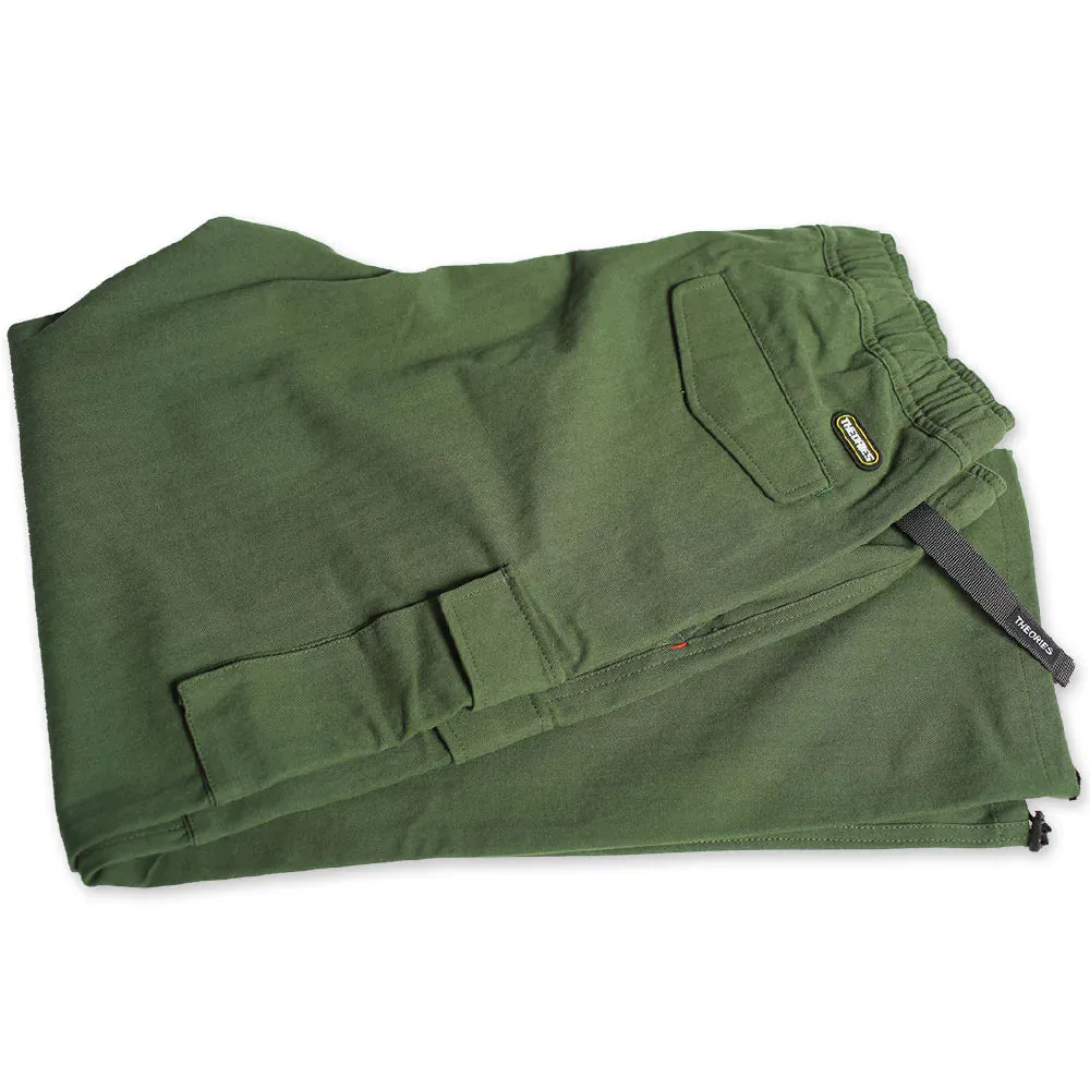 Theories Trail Cargo Pant Herringbone Green