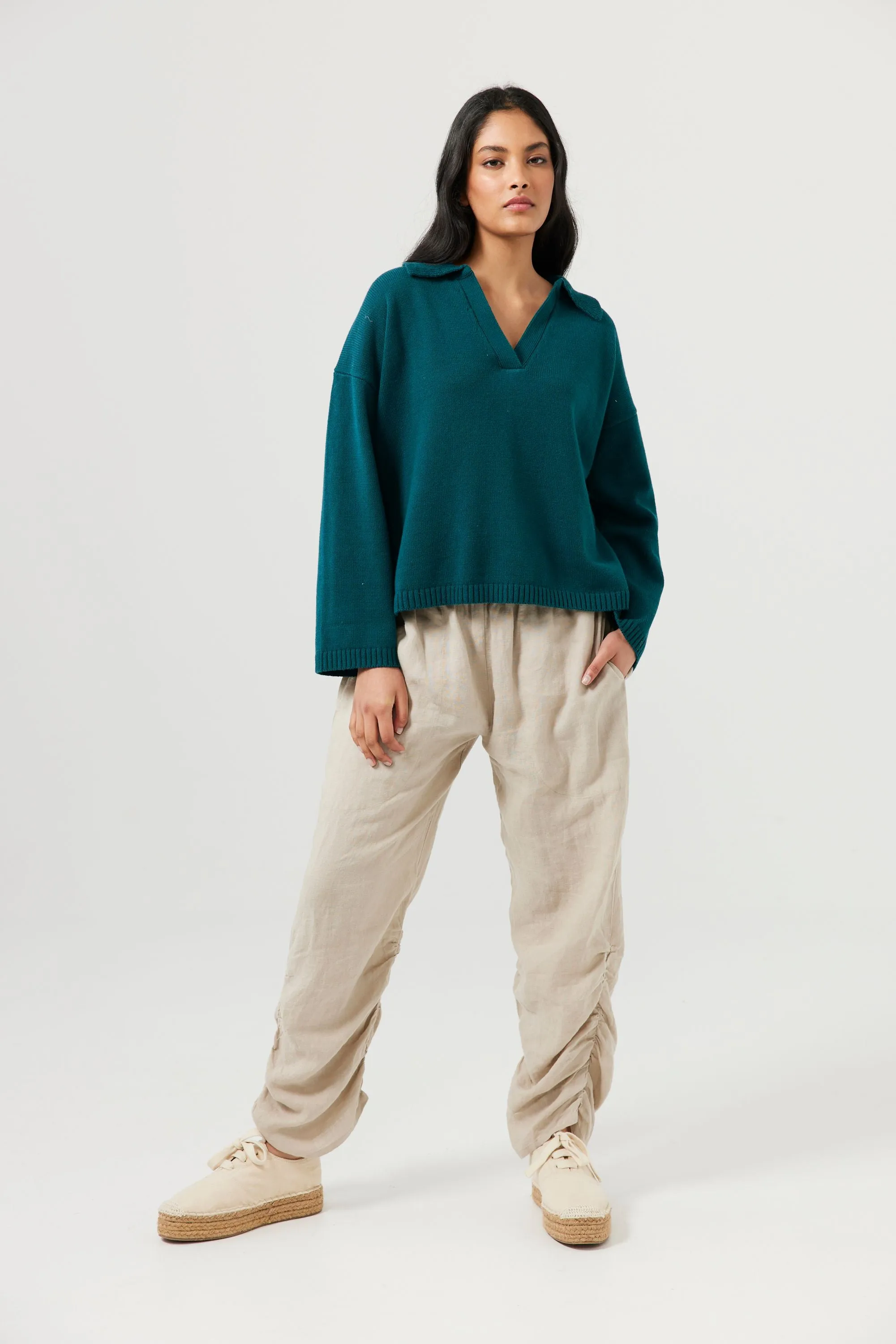 Tribeca Crop Knit (Emerald)