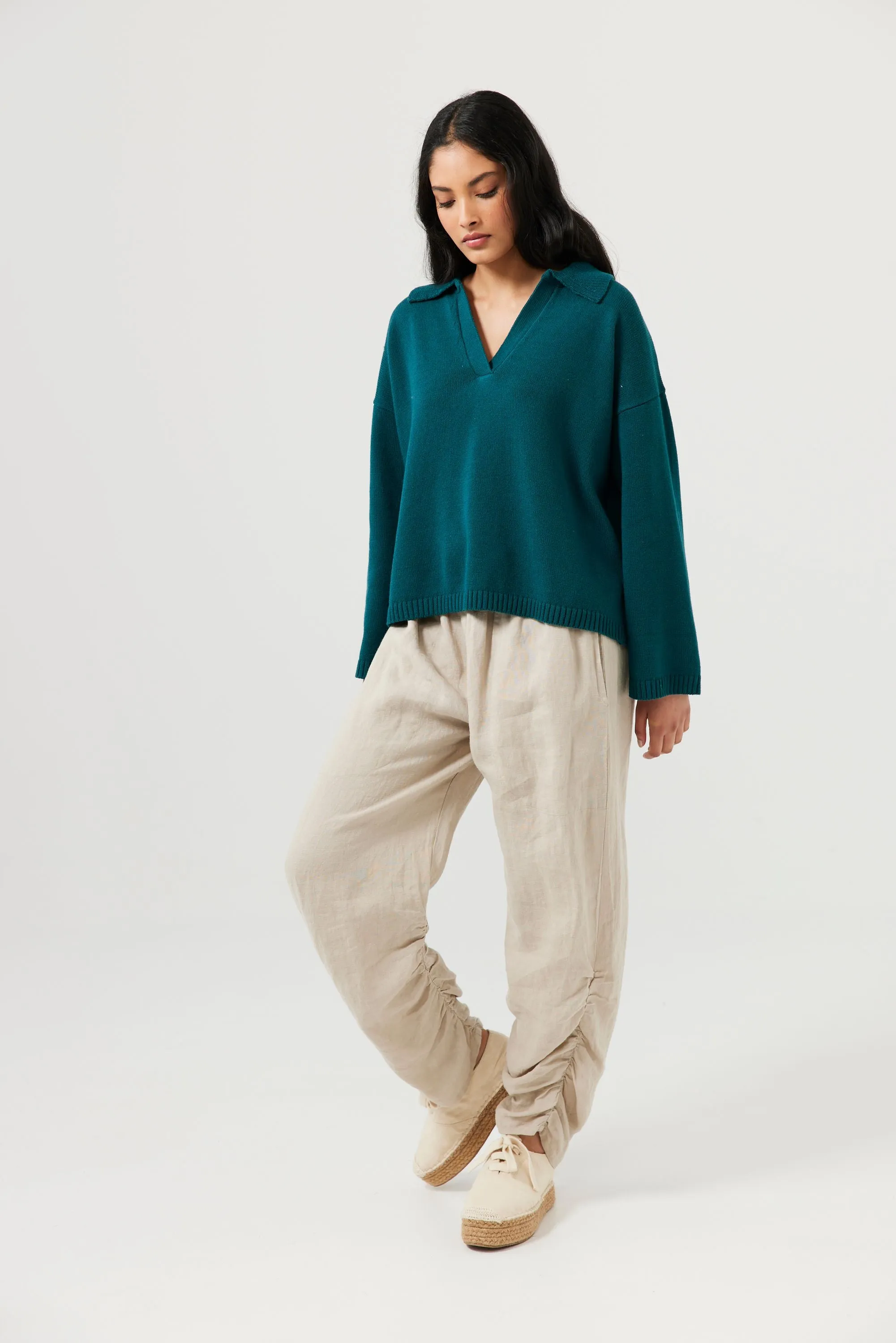 Tribeca Crop Knit (Emerald)