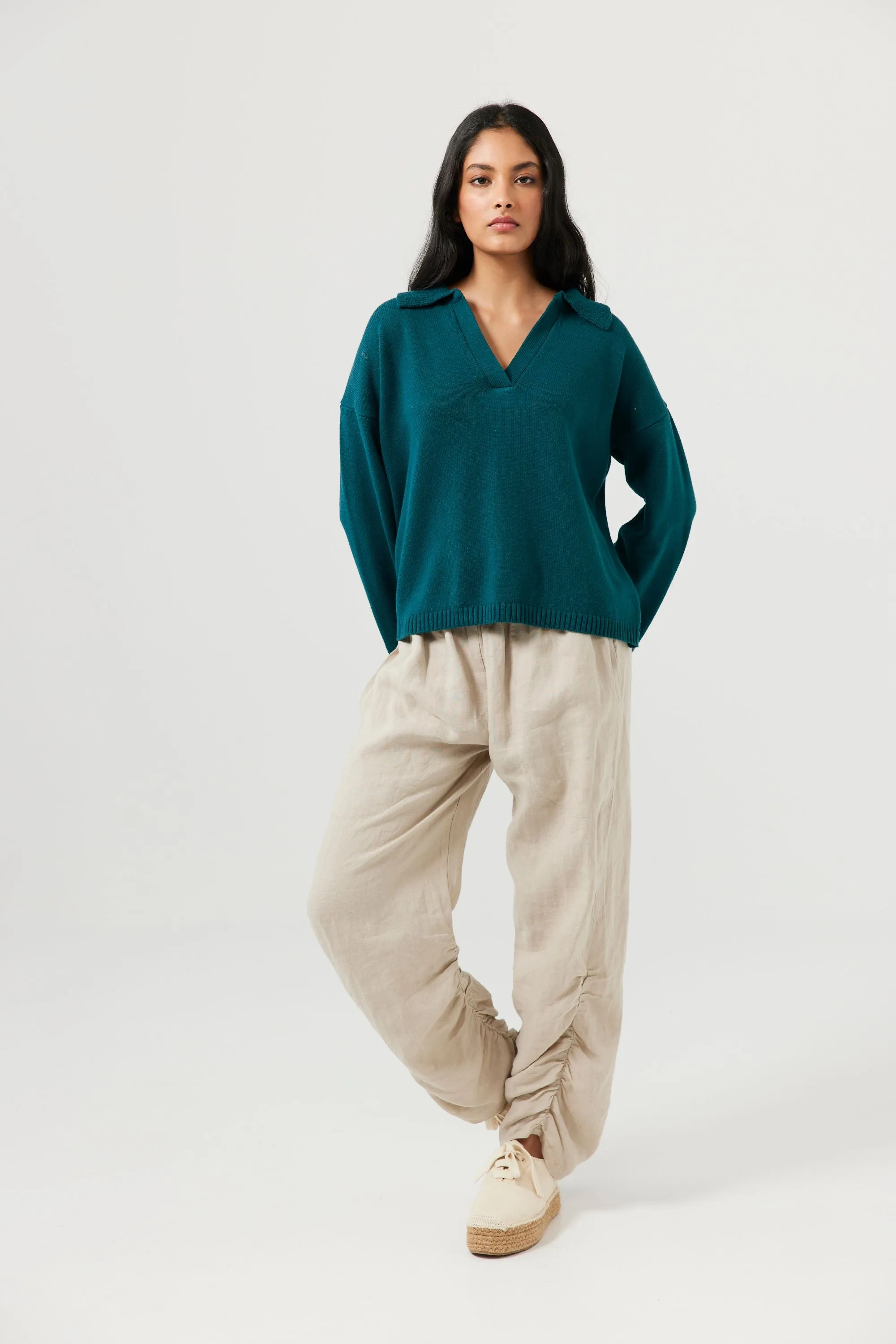 Tribeca Crop Knit (Emerald)