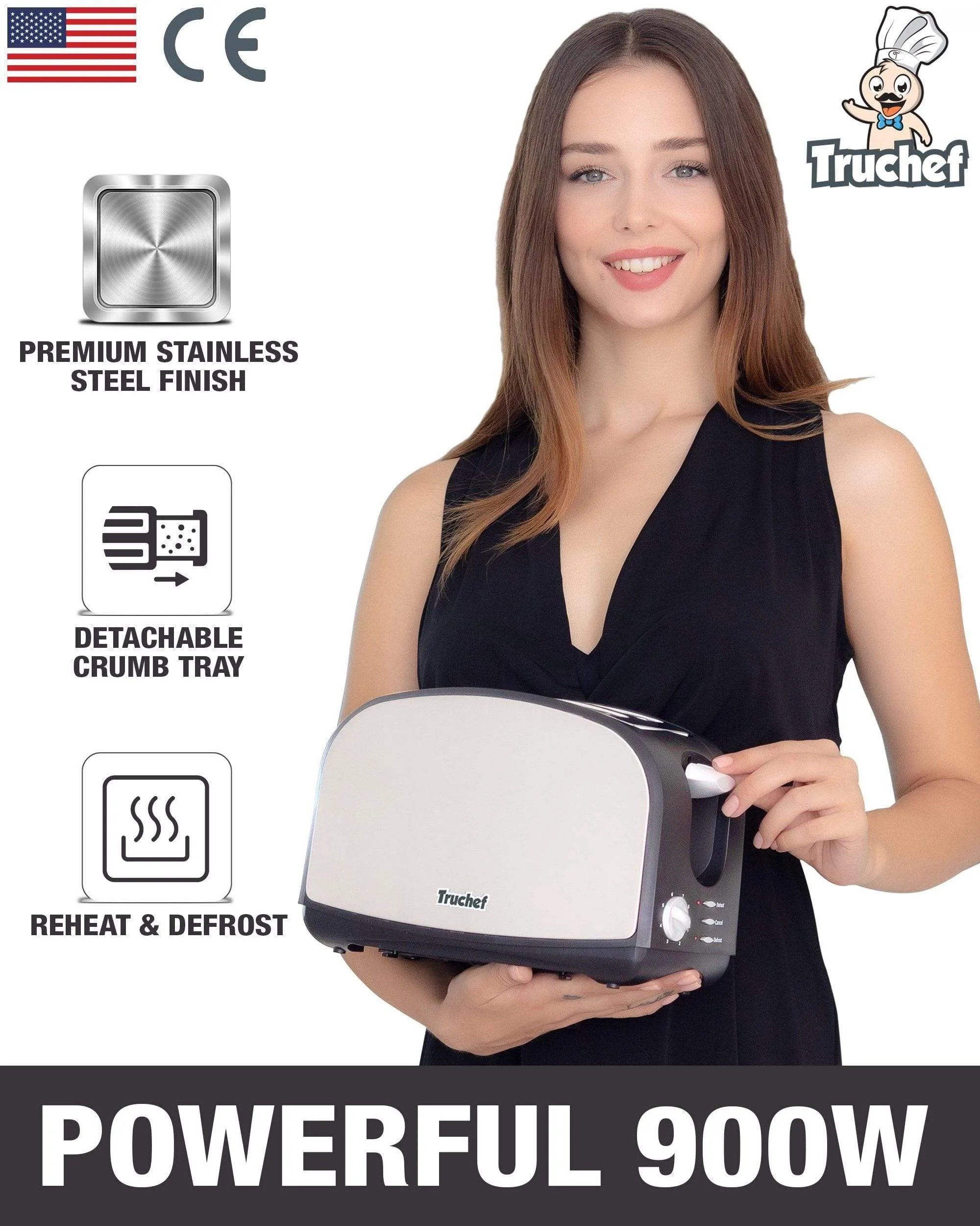 Truchef USA Toaster 5001