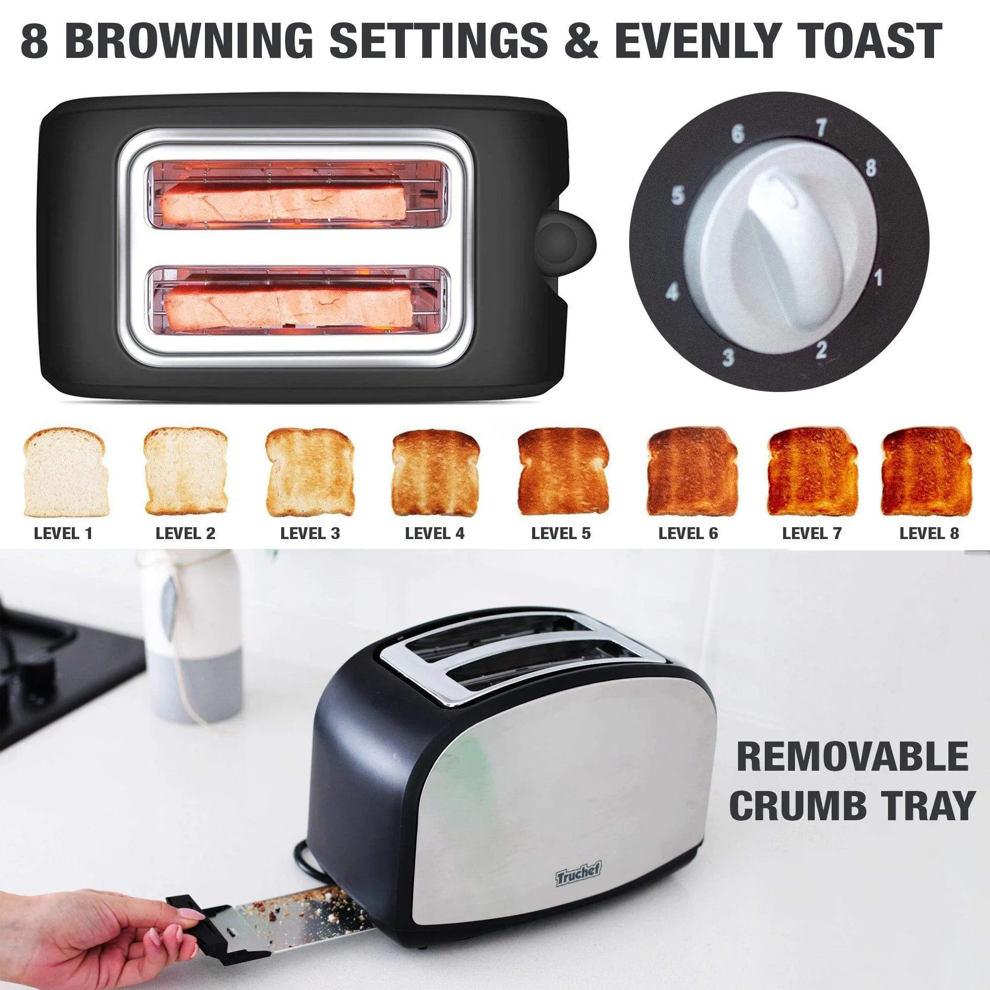 Truchef USA Toaster 5001