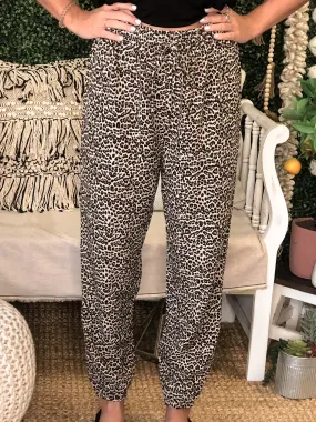 Vanessa Cheetah Joggers