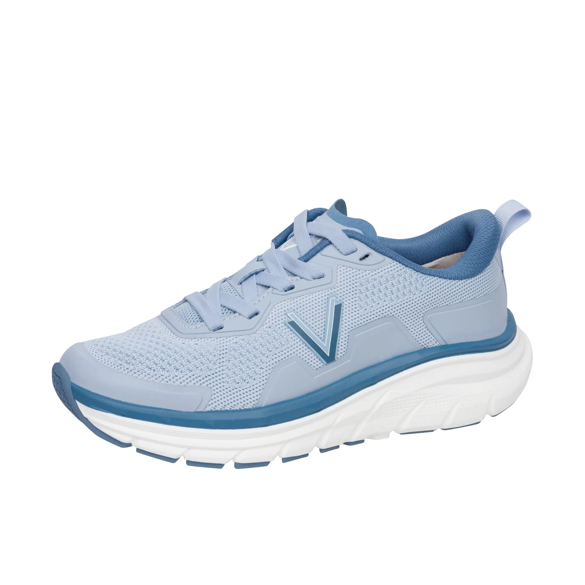 Vionic Womens Walk Max Lace Up Sneaker Skyway Blue