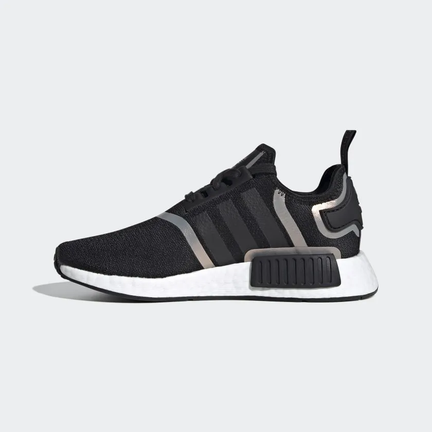 Warehouse SALE-  NMD R1 Women (Black/Silver Shimmer)