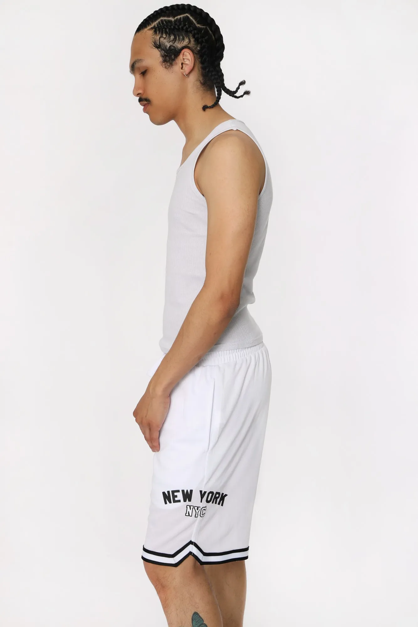 West49 Mens New York Mesh Shorts