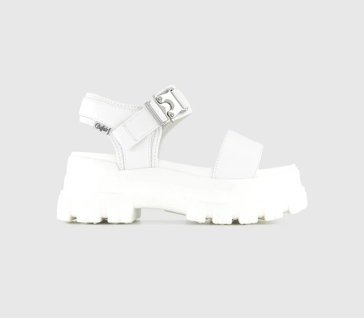 Womens Buffalo Jojo Sandals White