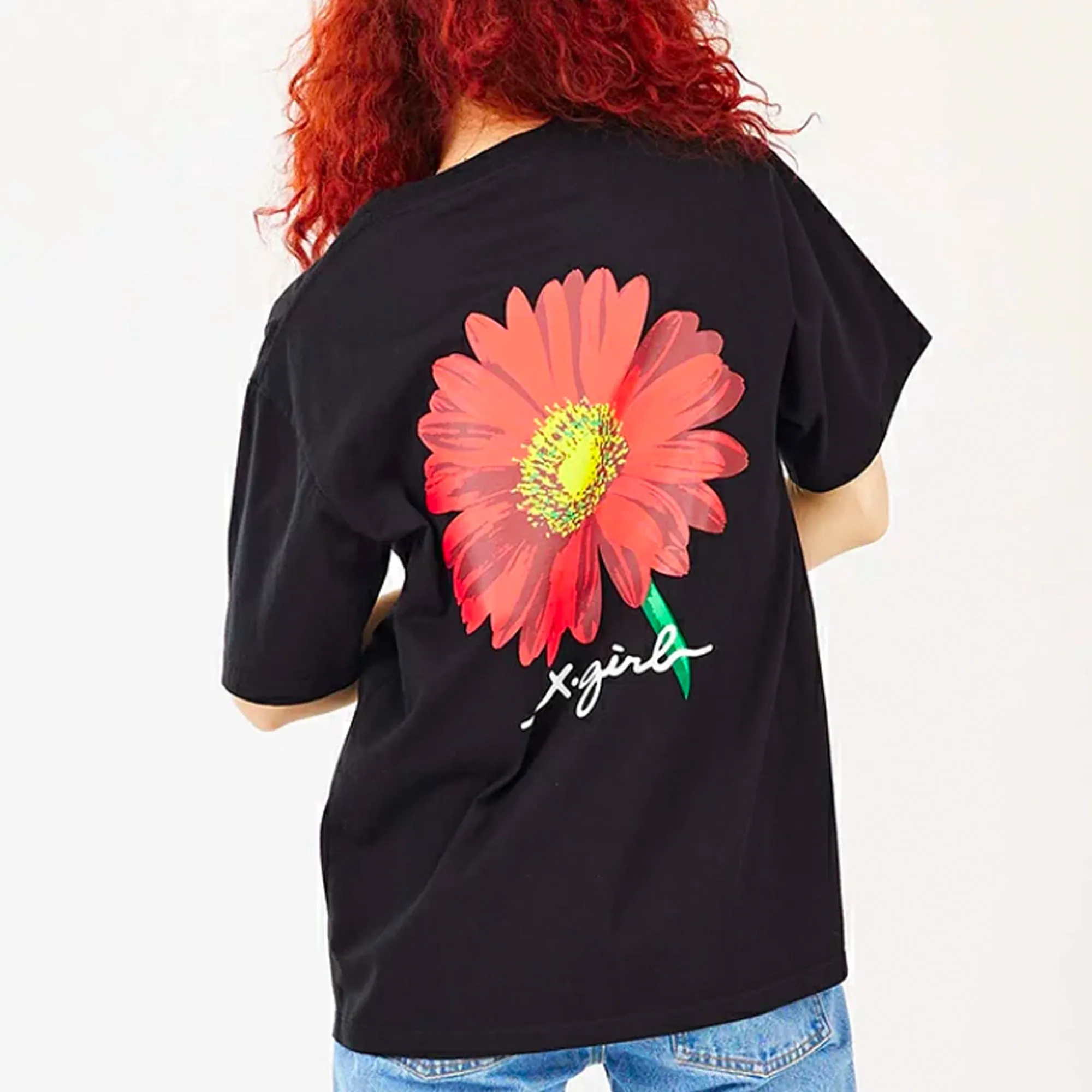 X-Girl Womens Big Flower SS Tee