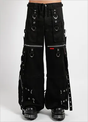 X-STRAP ZIP OFF PANT BLK