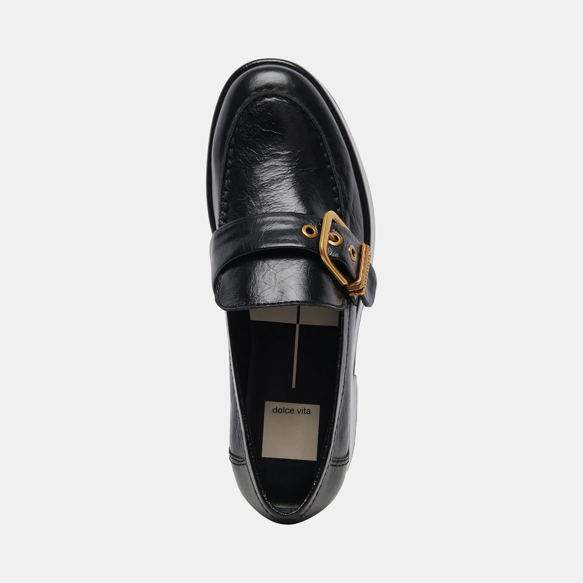 YONDER LOAFERS MIDNIGHT CRINKLE PATENT - re:vita